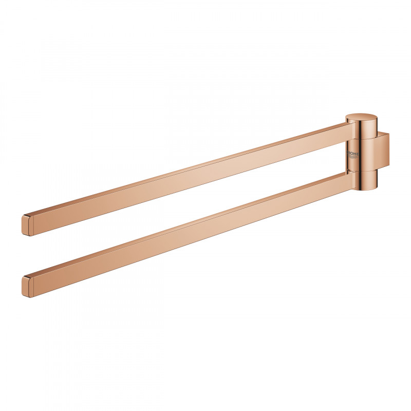 Grohe Selection wieszak na ręcznik dwuramienny obrotowy złoto polerowane warm sunset 41063DA0