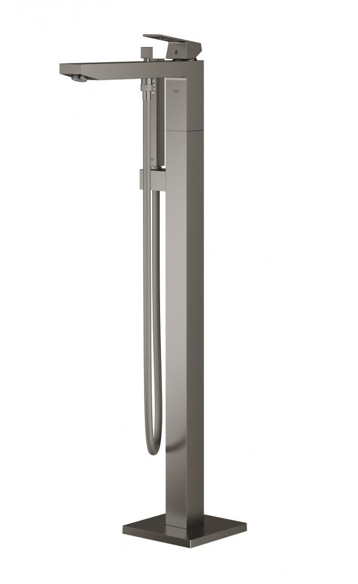 Grohe Eurocube bateria wannowa wolnostojąca grafit szczotkowany Brushed Hard Graphite 23672AL1