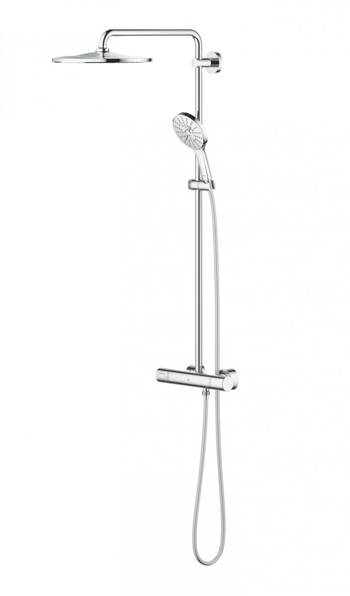 Grohe Rainshower SmartAcive 310 termostatyczny zestaw prysznicowy z deszczownicą 31x31 chrom 26647000