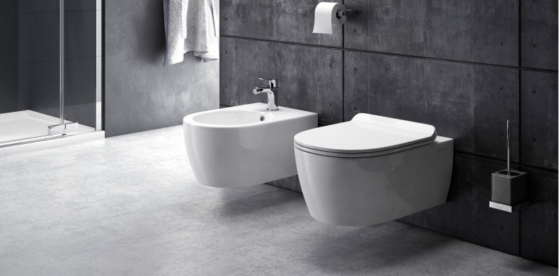 Excellent Axel Doto 54 deska zwykła wolnoopadająca slim biały CEEX.1405.545.WH