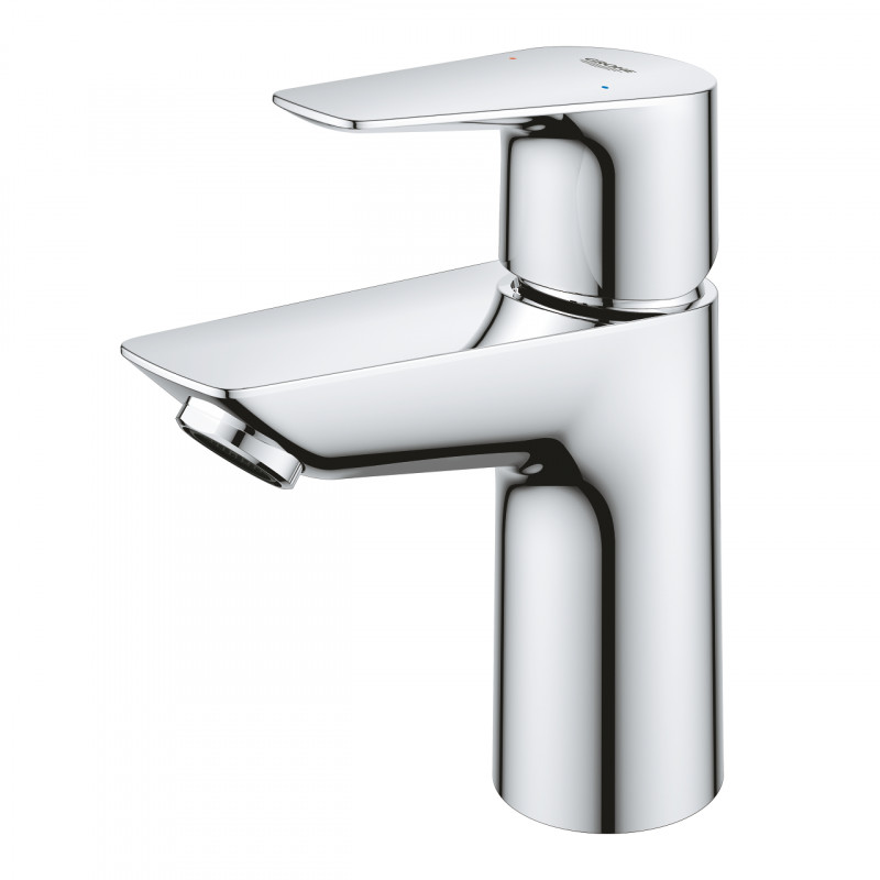 Grohe BauEdge S bateria umywalkowa z korkiem klik-klak chrom połysk 23895001