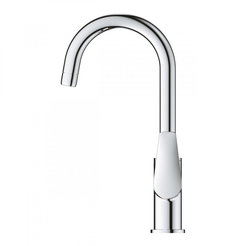 Grohe BauEdge L bateria umywalkowa wysoka z korkiem klik-klak chrom połysk 23911001
