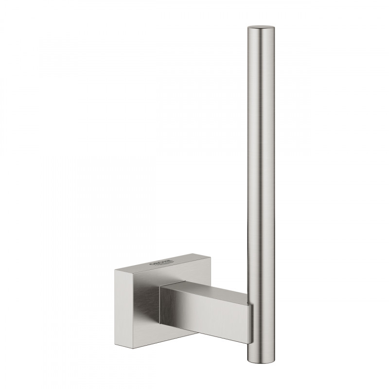 Grohe Essentials Cube uchwyt na zapasowy papier toaletowy stal nierdzewna 40623DC1