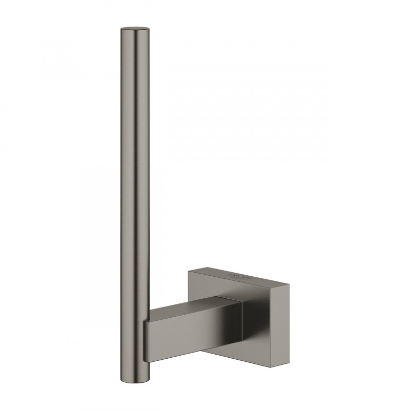 Grohe Essentials Cube uchwyt na zapasowy papier toaletowy grafit szczotkowany brushed hard graphite 40623AL1