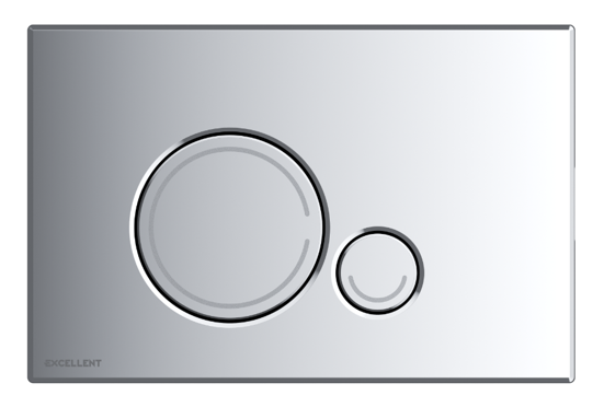 Excellent Ringo przycisk do stelaża WC chrom INEX.RI230.150.CR