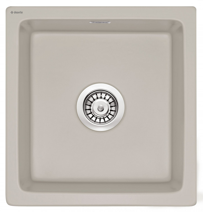 Deante Sabor zlewozmywak ceramiczny 1 komora bez ociekacza cappuccino matowy ZCBC103