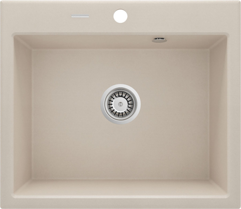 Deante Andante zlewozmywak granitowy 1 komora bez ociekacza beżowy ZQN5103