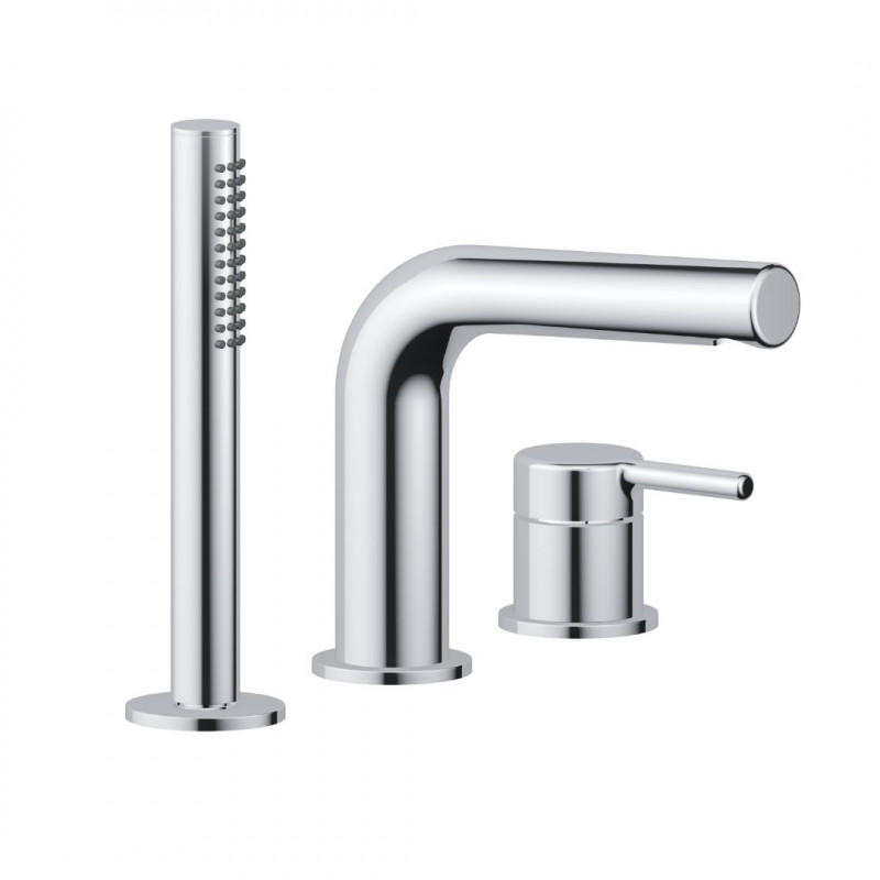 Excellent Pi bateria wannowa 3-otworowa chrom połysk AREX.1234CR