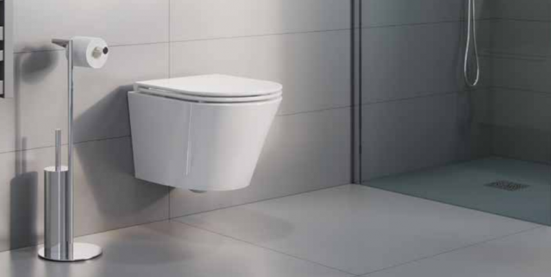 Excellent Joker muszla wisząca bezrantowa Flash-Rim 47 cm + deska wolnoopadająca biały CENL.4504.470.WH