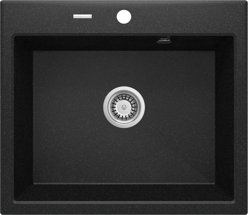 Deante Andante zlewozmywak granitowy 1 komora bez ociekacza grafit ZQN2103