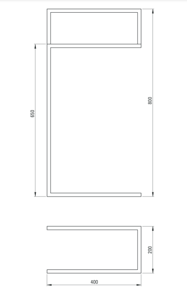 Deante Mokko Nero wieszak wolnostojący podwójny czarny ADM N622