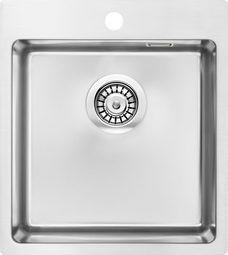 Deante Olfato zlewozmywak 1 komora bez ociekacza stal satyna ZPO010A