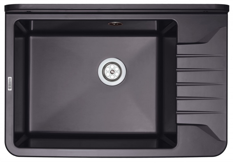 Deante Garden zlewozmywak gospodarczy 1 komora grafitowy ZYT211A