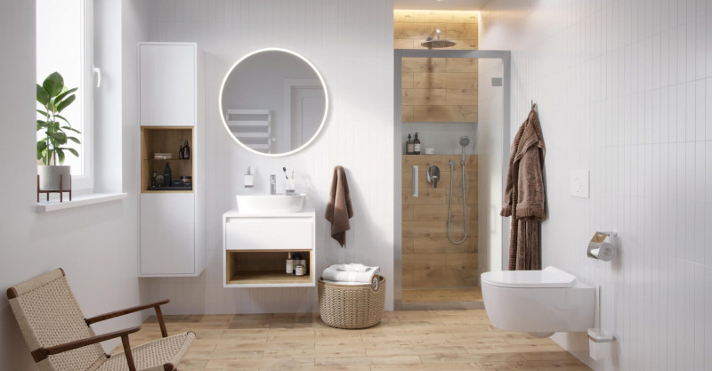 Excellent Lumiro lustro LED w ramie akrylowej okrągłe 80 cm DOEX.LU080.AC