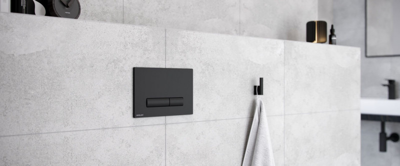 Excellent Aurro Fresh przycisk do stelaża WC czarny INEX.AF230.150.BL