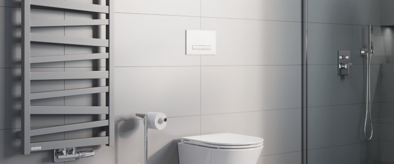 Excellent Aurro Fresh przycisk do stelaża WC biały INEX.AF230.150.WH