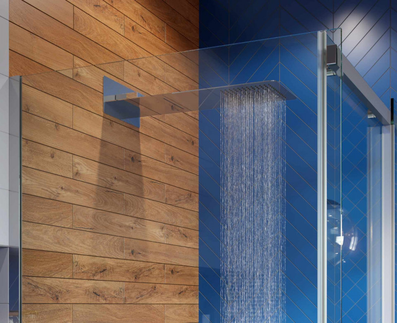 Excellent deszczownica głowica prysznicowa ścienna 2-funkcyjna chrom AREX.3080CR