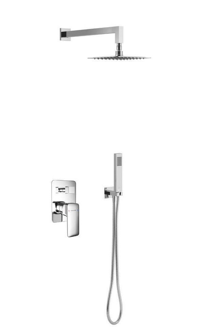 Excellent Keria zestaw podtynkowy z deszczownicą 20x20 chrom AREX.SET.2045CR