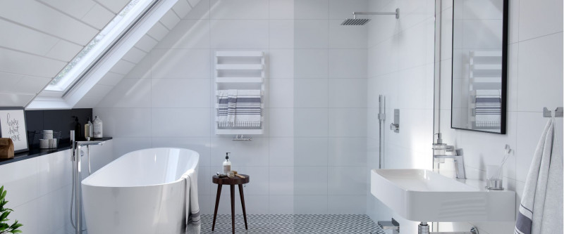 Excellent Krotos Rain termostatyczny zestaw podtynkowy 3-drożny z deszczownicą 30x20 chrom AREX.SET.8046CR