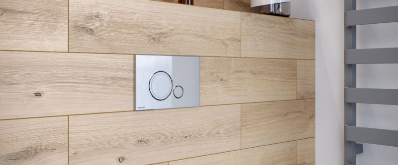 Excellent Ringo przycisk do stelaża WC chrom INEX.RI230.150.CR