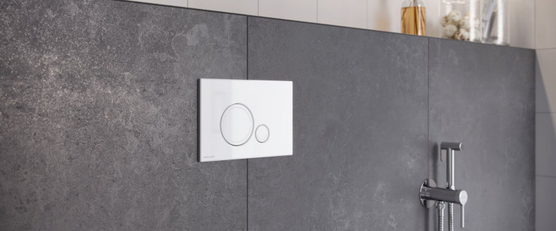 Excellent Ringo przycisk do stelaża WC biały INEX.RI230.150.WH