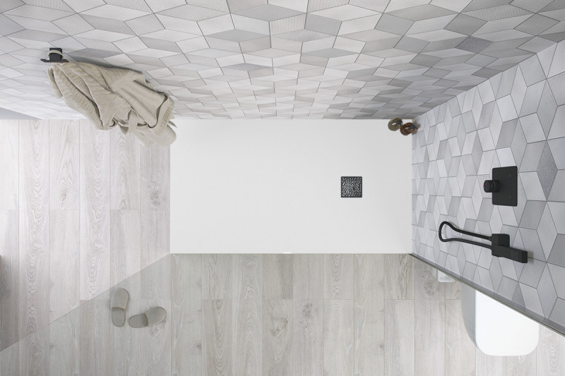 Excellent Arda brodzik kwadratowy niski 90x90 kompozyt biały BREX.1502.090.090.WHN