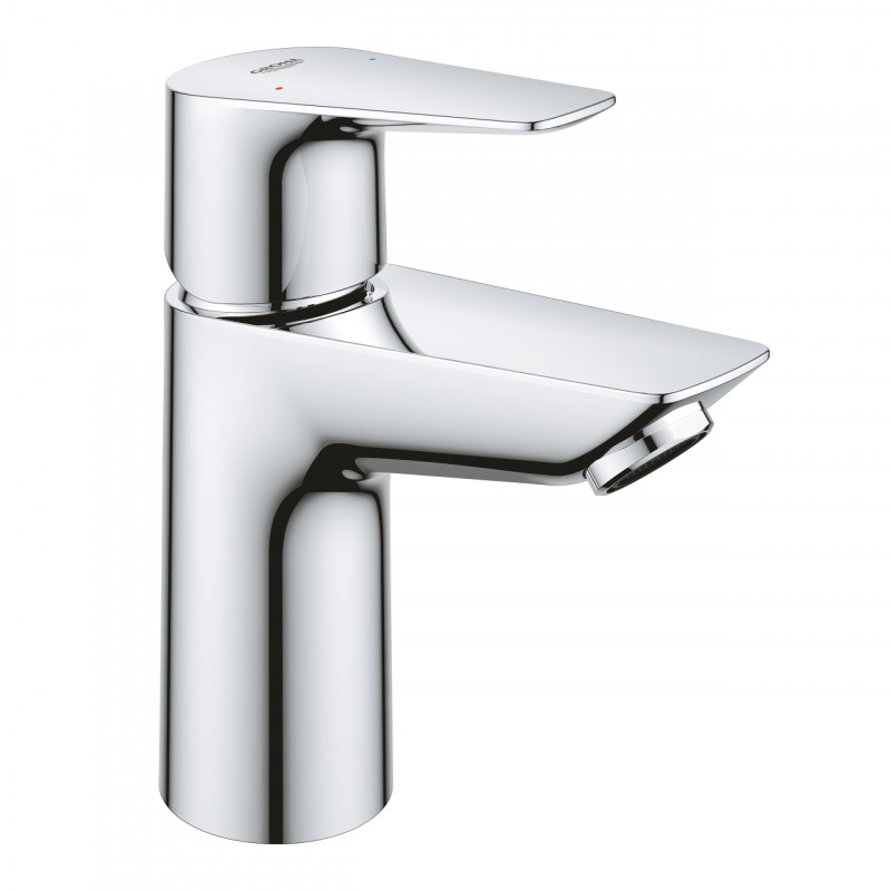 Grohe BauEdge S bateria umywalkowa z korkiem klik-klak chrom połysk 23895001