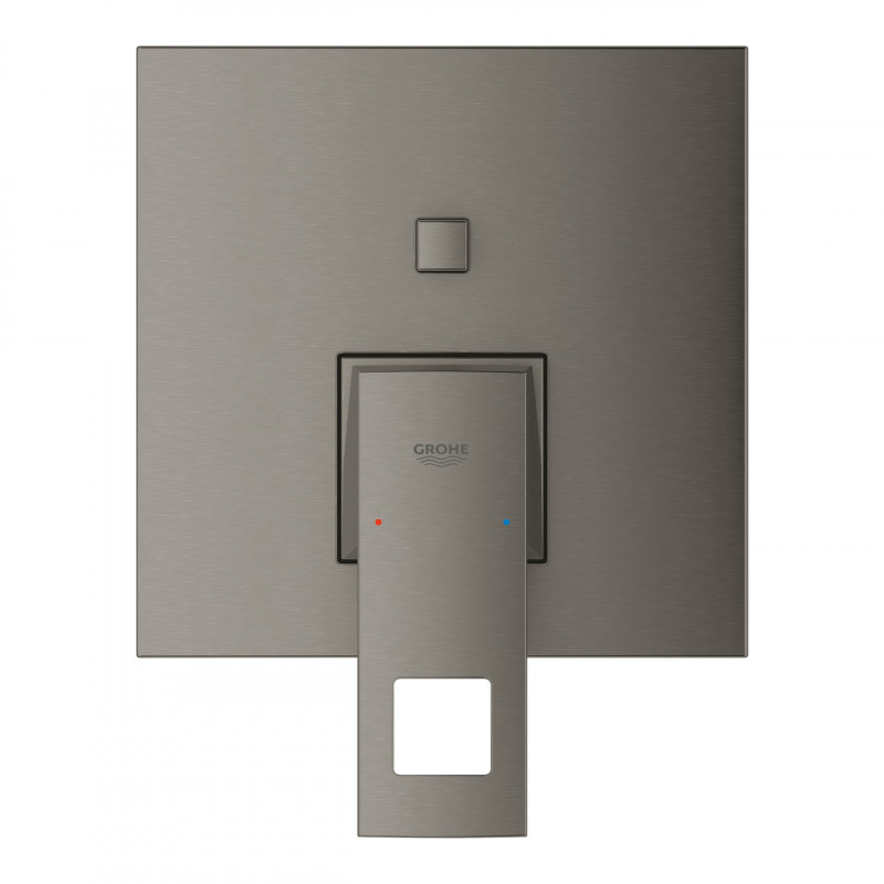 Grohe Eurocube bateria prysznicowo-wannowa podtynkowa grafit szczotkowany Brushed Hard Graphite 24062AL0