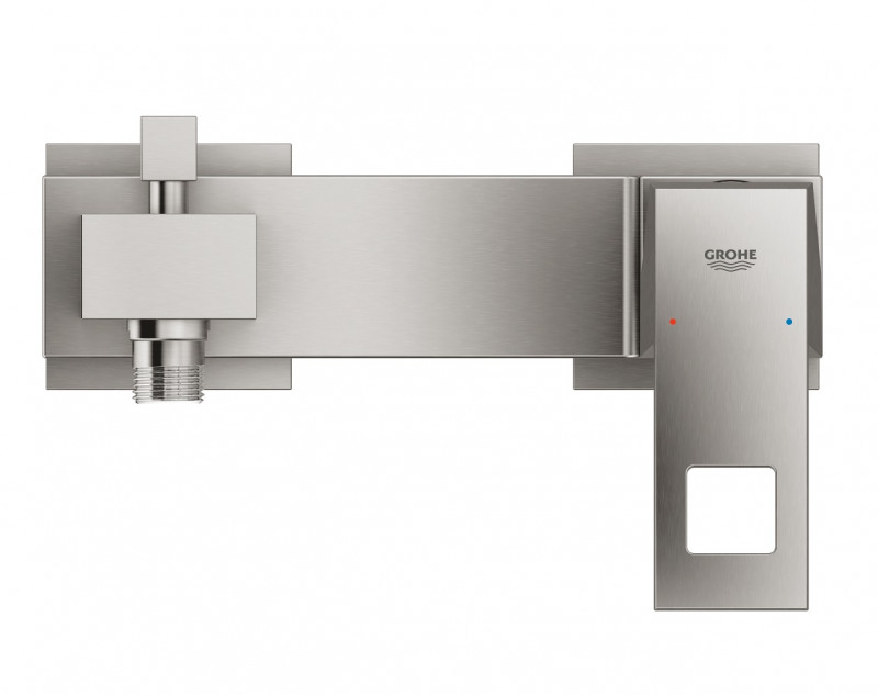 Grohe Eurocube bateria wannowa ścienna stal nierdzewna 23140DC0