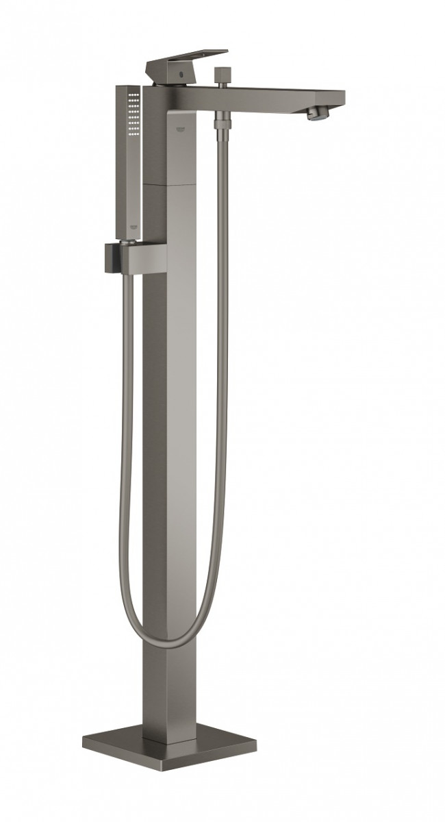 Grohe Eurocube bateria wannowa wolnostojąca grafit szczotkowany Brushed Hard Graphite 23672AL1