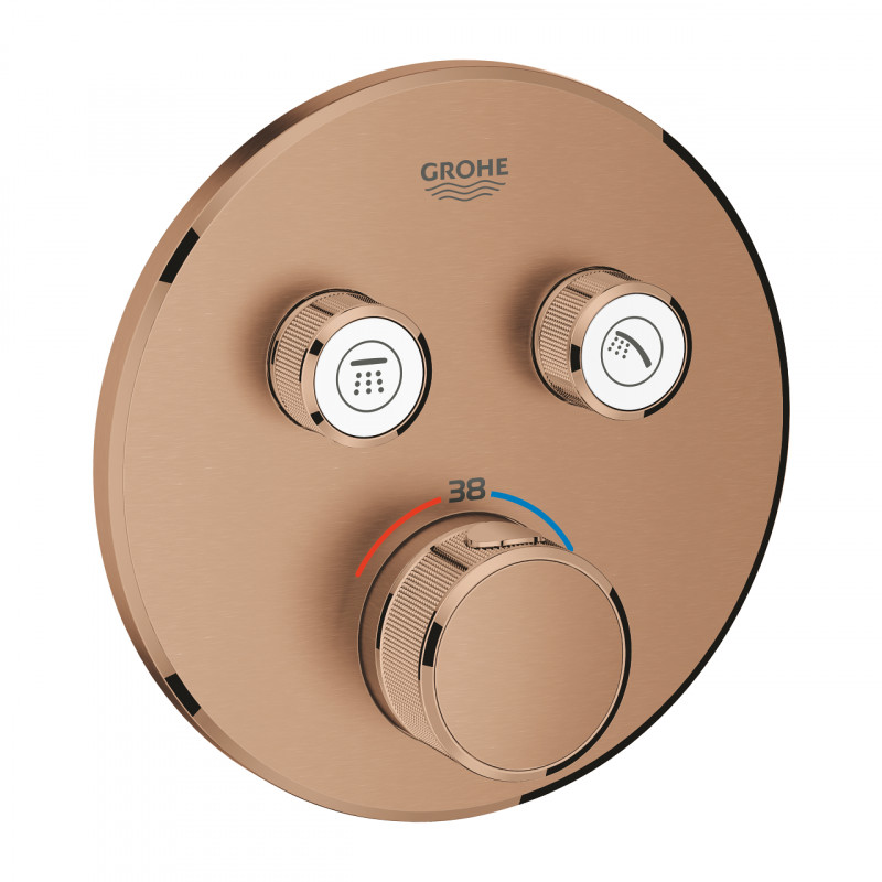 Grohe Grohtherm Smartcontrol podtynkowa bateria termostatyczna 2-drożna złoto szczotkowane brushed warm sunset 29119DL0