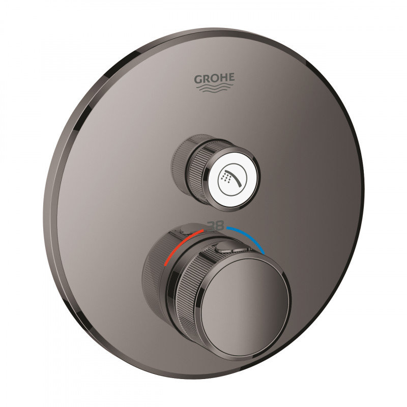 Grohe Grohtherm Smartcontrol podtynkowa bateria termostatyczna 1-drożna grafit polerowany hard graphite 29118A00