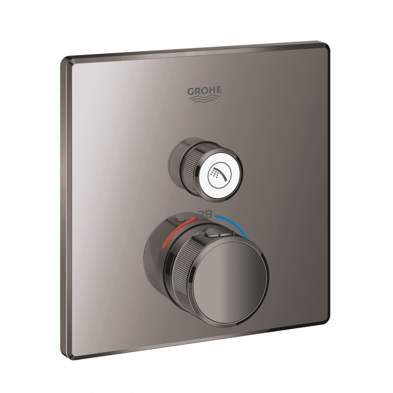 Grohe Grohtherm Smartcontrol podtynkowa bateria termostatyczna 1-drożna grafit polerowany hard graphite 29123A00