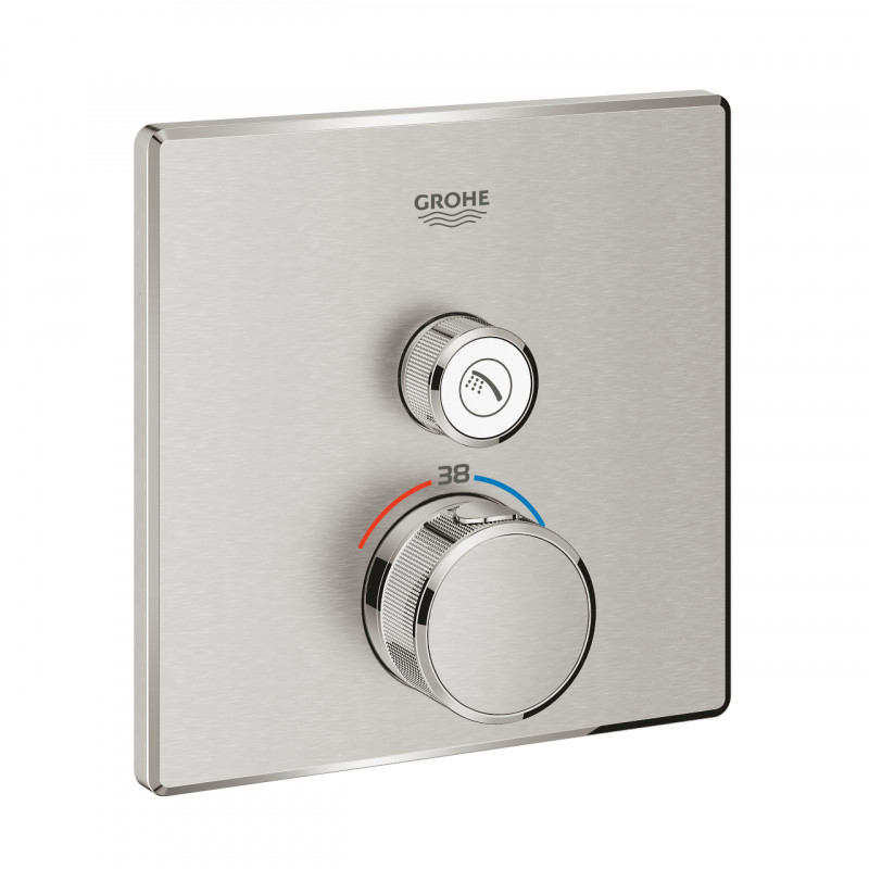 Grohe Grohtherm Smartcontrol podtynkowa bateria termostatyczna 1-drożna stal nierdzewna 29123DC0