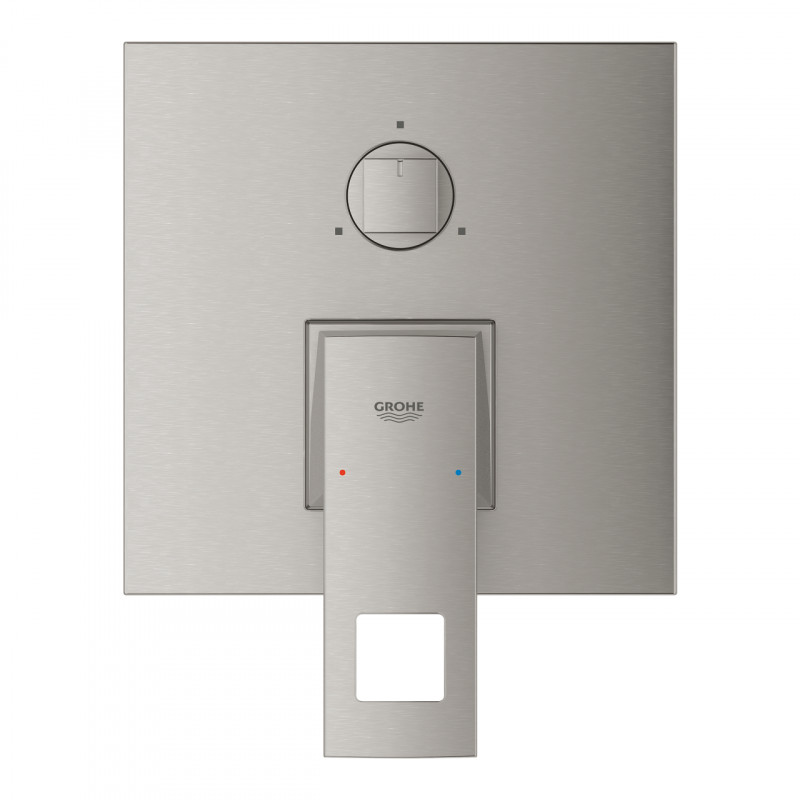 Grohe Eurocube podtynkowa bateria 3-drożna stal nierdzewna 24094DC0
