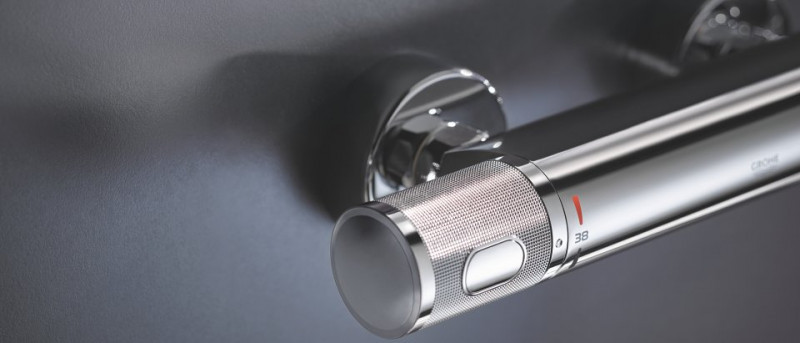 Grohe Grohtherm 1000 Performance bateria wannowa termostatyczna ścienna chrom 34830000 /34779000