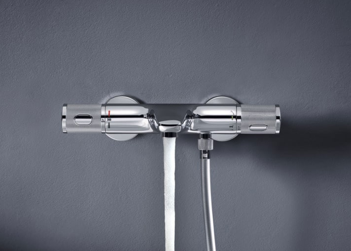 Grohe Grohtherm 1000 Performance bateria wannowa termostatyczna ścienna chrom 34830000 /34779000