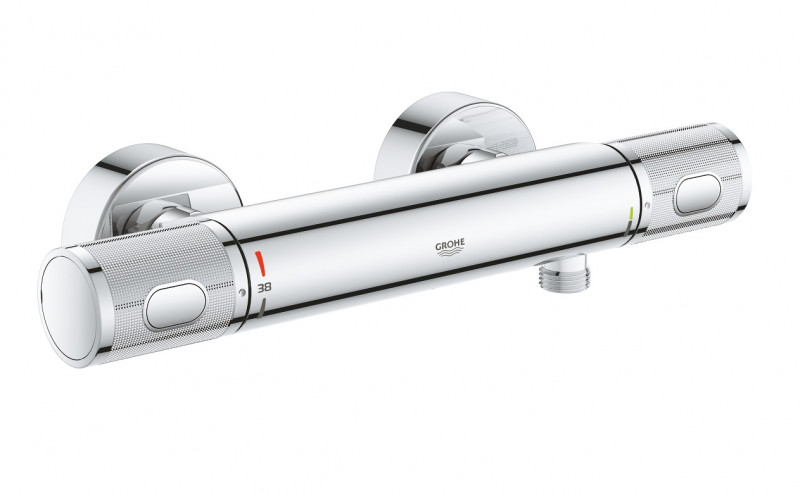 Grohe Grohtherm 1000 Performance bateria prysznicowa termostatyczna ścienna chrom 34776000 / 34827000