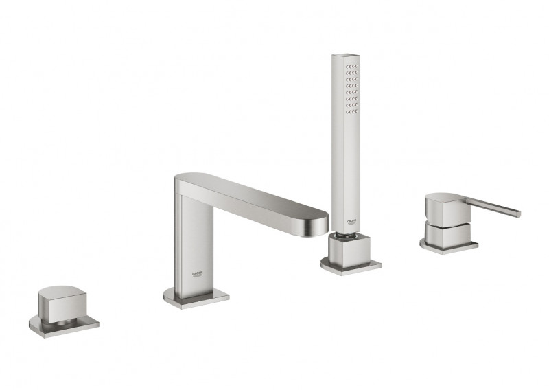 Grohe Plus bateria wannowa 4-otwoowa stal nierdzewna 29307DC3