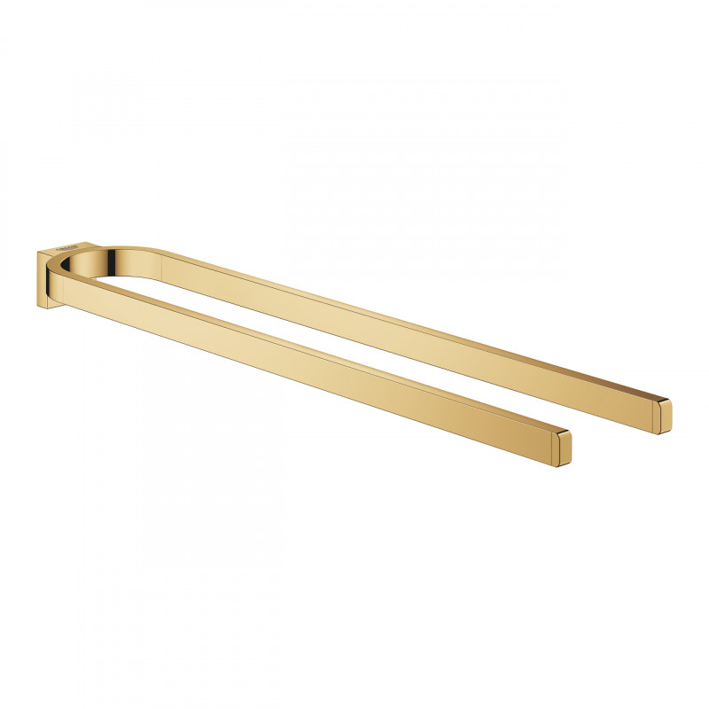 Grohe Selection wieszak na ręcznik dwuramienny nieobrotowy złoto polerowane cool sunrise 41059GL0
