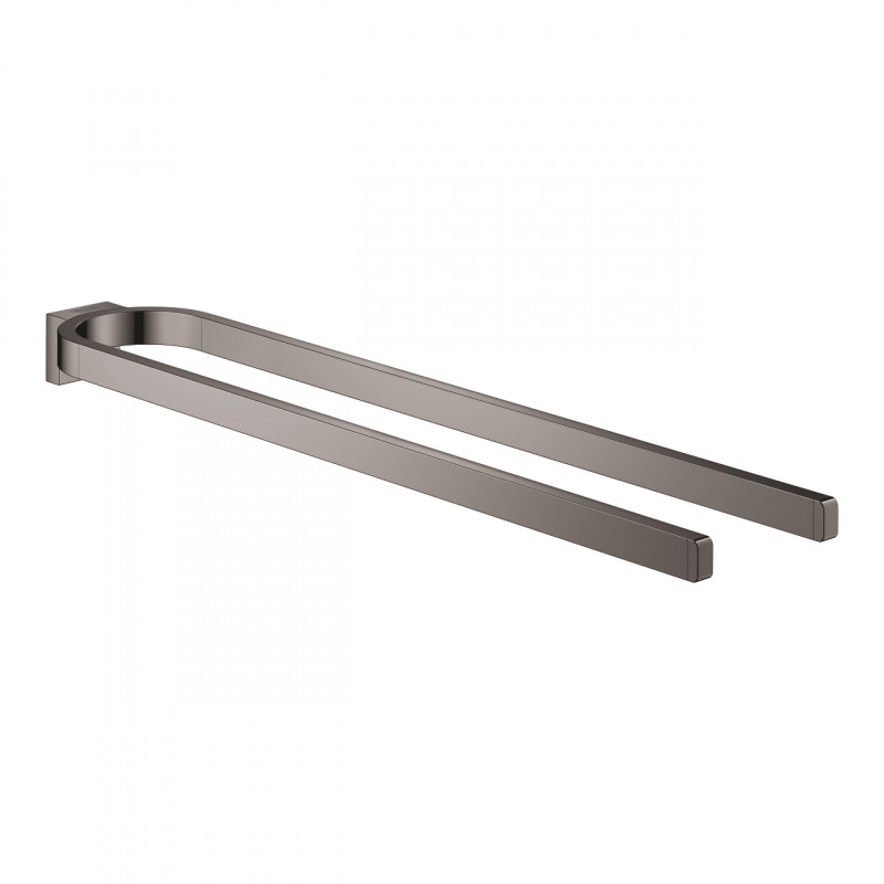 Grohe Selection wieszak na ręcznik dwuramienny nieobrotowy grafit polerowany hard graphite 41059A00