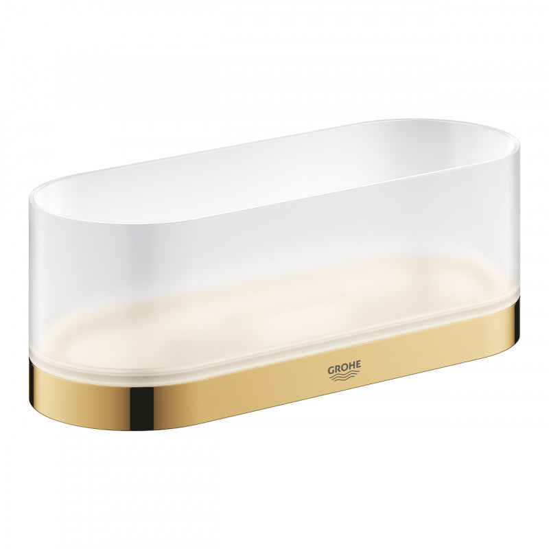 Grohe Selection wieszak na ręcznik, uchwyt do mydelniczki lub półki złoto polerowane cool sunrise 41035GL0