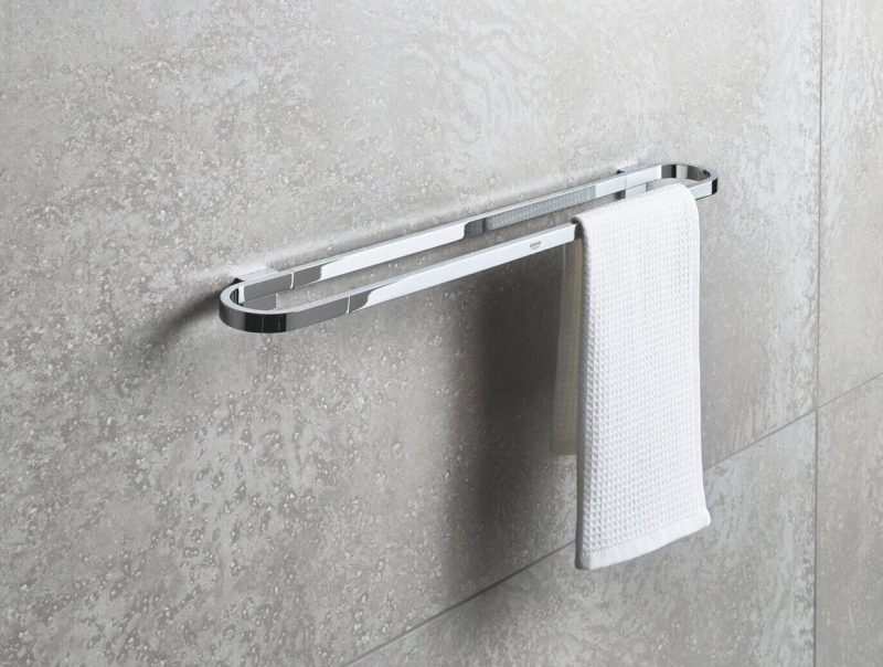 Grohe Selection wieszak na ręcznik kąpielowy, uchwyt do półki złoty polerowany warm sunset 41056DA0