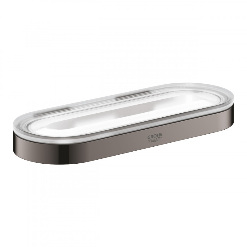 Grohe Selection wieszak na ręcznik, uchwyt do mydelniczki lub półki grafit polerowany hard graphite 41035A00