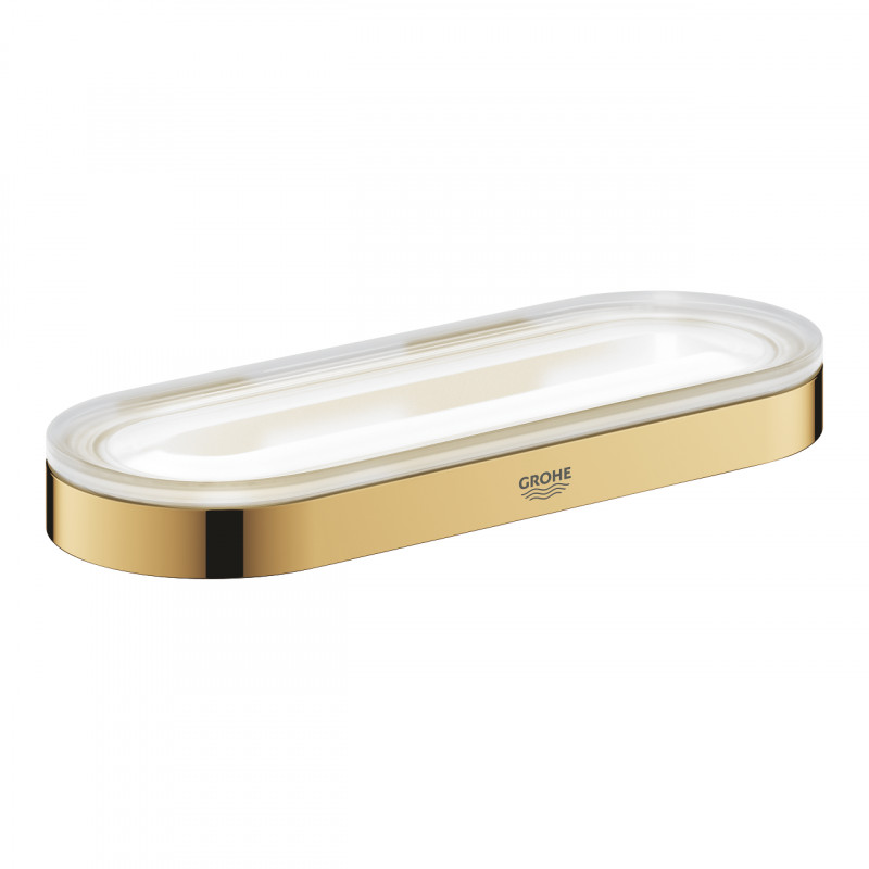 Grohe Selection wieszak na ręcznik, uchwyt do mydelniczki lub półki złoto polerowane cool sunrise 41035GL0