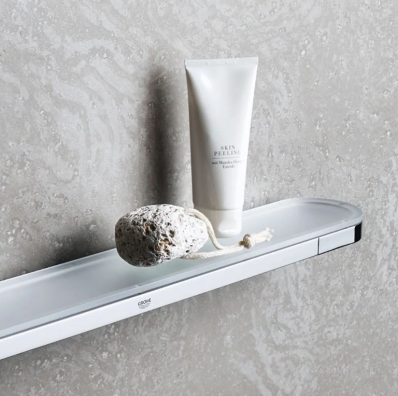 Grohe Selection wieszak na ręcznik kąpielowy, uchwyt do półki grafit polerowany hard graphite 41056A00