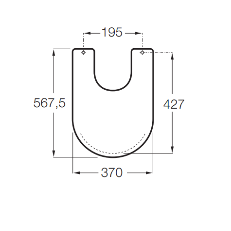 Roca Carmen pokrywa bidetowa wolnoopadająca Supralit czarny A806B5056B
