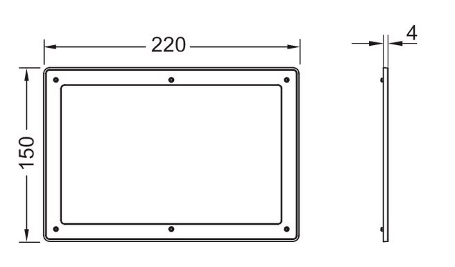 Tece Solid ramka dystansowa szary 9240441