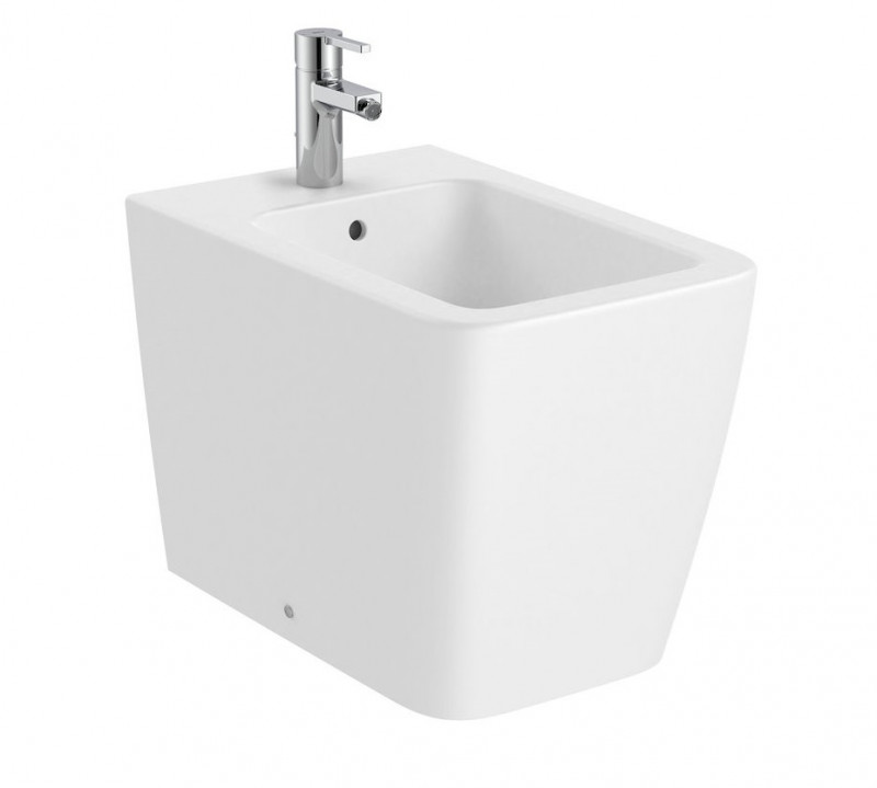 Roca Inspira Square bidet stojący biały matowy A357537620