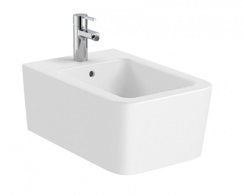 Roca Inspira Square bidet podwieszany biały matowy A357535620